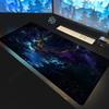 Mouse Pad Galáxia Estrelada HD Grande Computador Escritório Jogo Tapetes de Mesa XXL Borracha Antiderrapante HD Teclado Mousepads Universo Tapete de Mesa