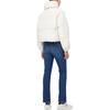 Calvin Klein Comfortable Letter Print Short Korean Style Down Jacket Women Jackets White J225572YBI