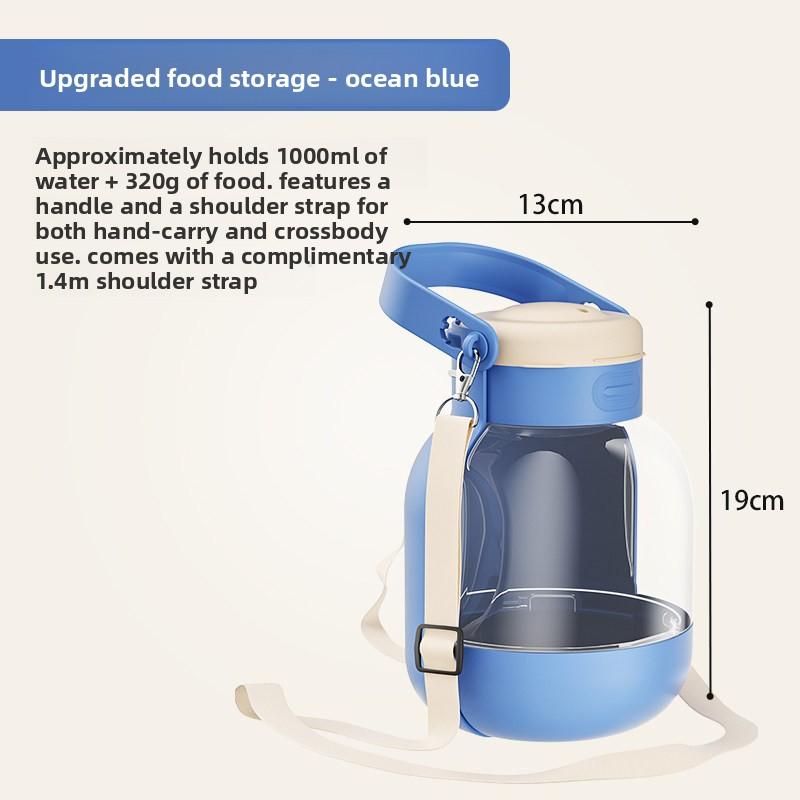 Large-capacity Dog Outdoor Water Bottle Portable Pet Drinking Fountain for Outdoor Pets Dog Drinking Cup Travel Cup Folding Water Bottle