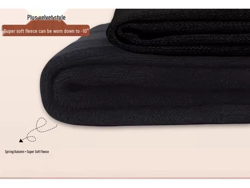 Women's Black High-Waist Slimming Fleece-Lined Jeans: 2025 New Spring Collection