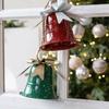 Weihnachtsglocke Ornament Metallglocke Hängende Dekoration für Weihnachtsbaum Tür Fenster Innen- und Außendekoration