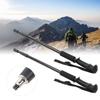 Outdoor Aluminum Alloy Walking Sticks AntiSlip Hiking Climbing Trekking Poles Kit