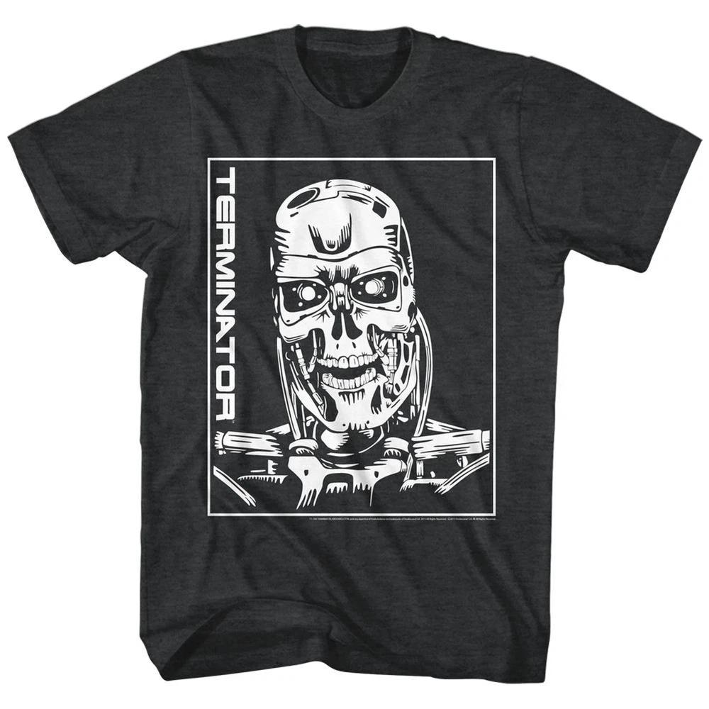 Terminator Machine Skull Tshirt S