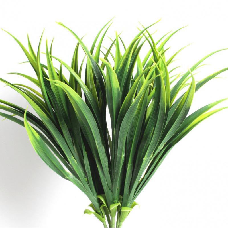 Cross-Border Green Leaf Spider Plant, Grass & Orchid Simulation Décor - Artificial Leaves & Flowers for Soft Decor