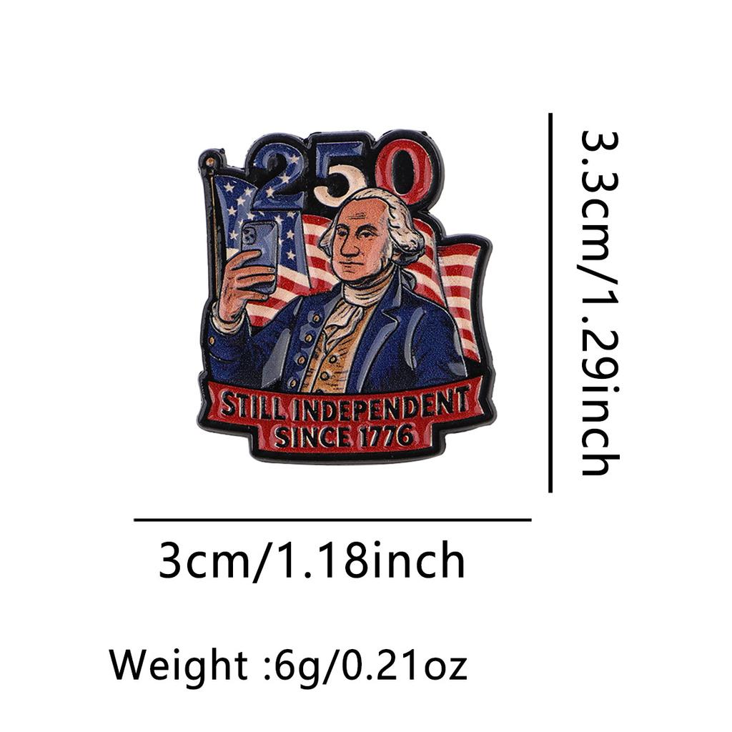 Commemorative Enamel Pin Limited Edition Metal Fashion Brooch Us Patriotic Badge Timeless American Flag Lapel Pin For Gift For