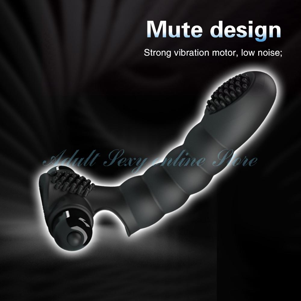 Dildo Vibrator Finger Sleeve G Spot Massage Clitoris Stimulator Sex Toy for Women Female Masturbator Vagina Flirting