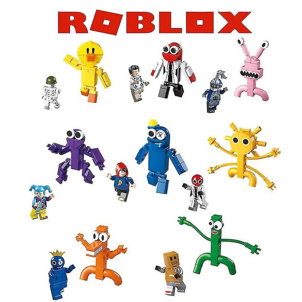 Kids Roblox Rainbow Friends Building Block Toy Building Blocks Figure Assemble Model Toys