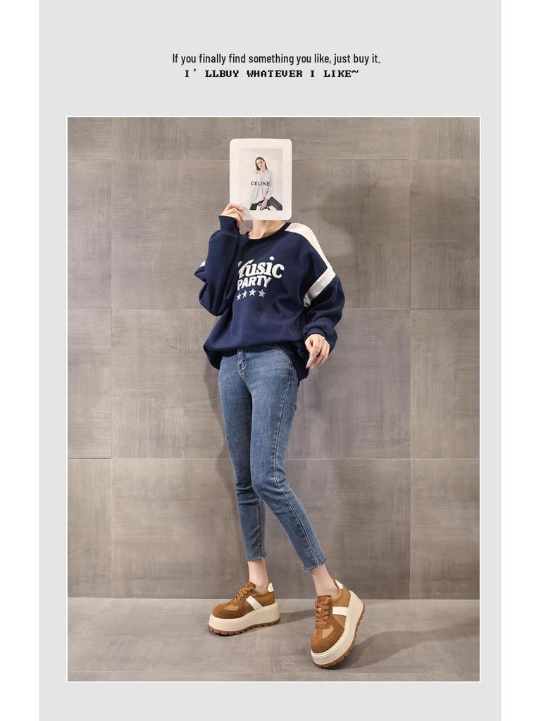 Thick-Soled Women's Platform Casual Sneakers - 2025 Autumn Chunky Soft Sole Trainers