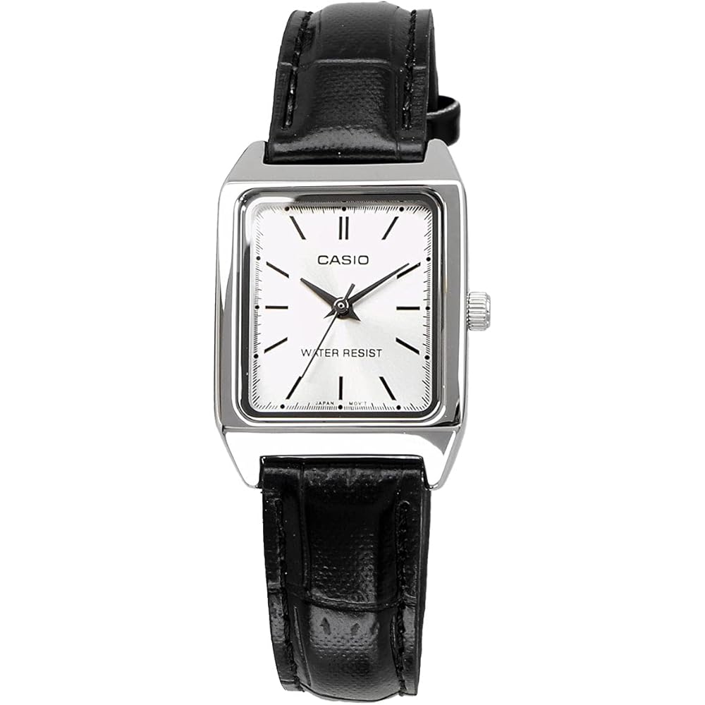 Casio Standard Quartz Women's Wristwatch LTP-V007L-7E1 Silver Black Overseas Model