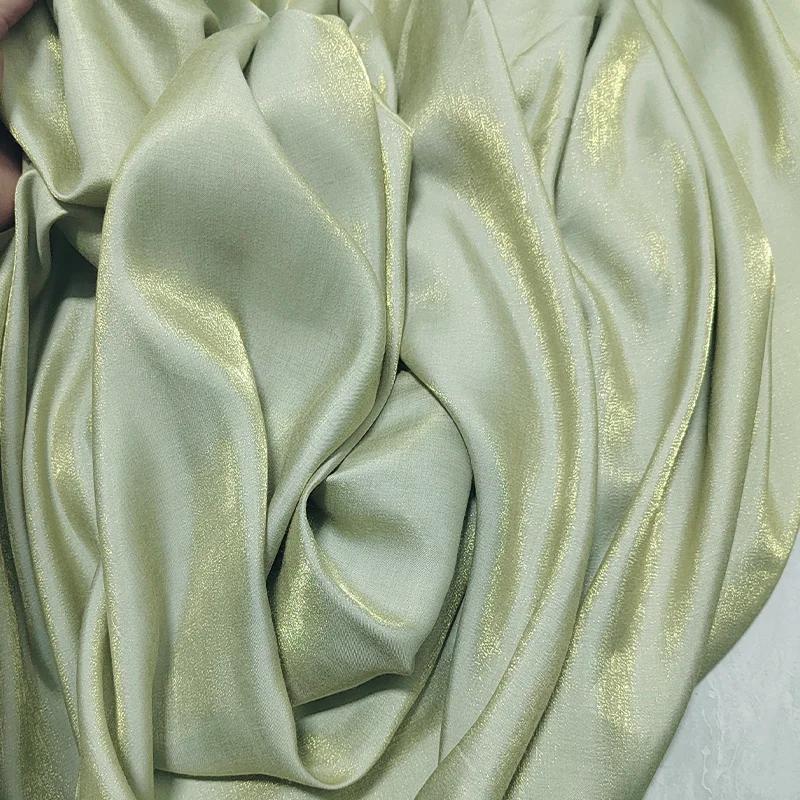 Wide 150cm 1Yard Mermaid Girl Gradient Color Fantasy Satin Fabric for Wedding Dress Hanfu Fashion Clothing Diy Sewing Cloth