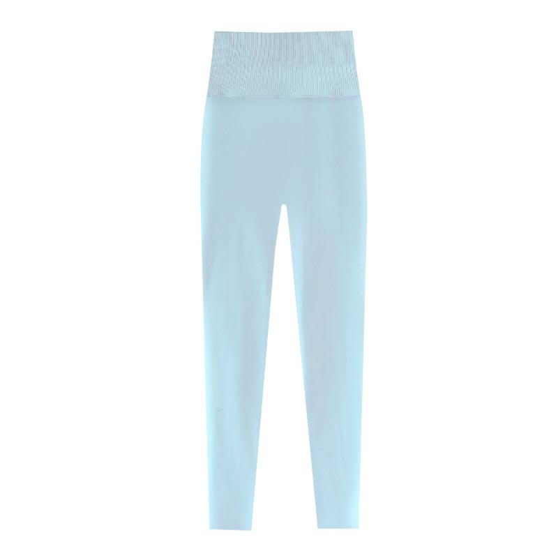 Autumn and winter outer wear thermal pants knitted breathable slim cotton wool pants high waist hips leggings long johns women