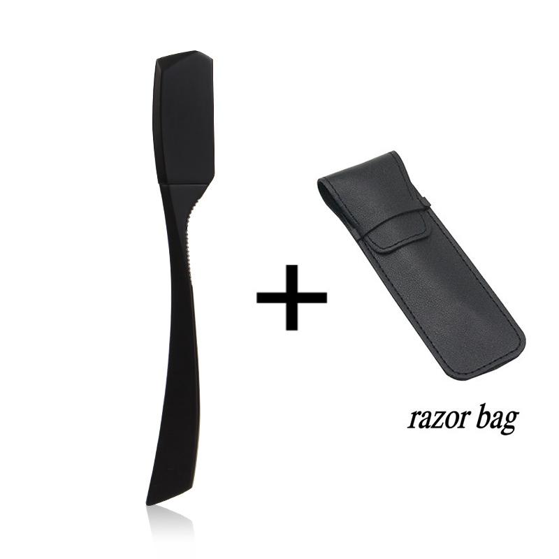 Brici de Barber cu Lamă Dreaptă Stabil Tuns Păr Barbă Sprâncene Aliaj Zinc Instrument de Ras Manual Depilare Brici Coafor Tuns