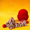 3D Printed Dragon Egg Ornament Toy with Dragon Figurine Inside, Sports Ball Inspired Fidget Toy, Stress Relief Dragon Statue for Kids Adults Home