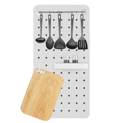 Home Pegboard Wall Hole Board Panels Decor Organizer Holder Mounting Display Tool Storage Rack Bathroom Kitchen Hang Board