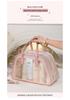 Ladder-Style Waterproof Makeup & Toiletry Bag, Large Capacity, Wet/Dry Separation, Portable for Travel & Swimming.