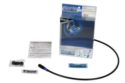 SWAGE LINE Clutch Hose Kit Aluminum Black Smoke Hose VTR1000F BACB083 (Black/Black) 97-05