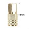 Conjunto de acoplador rápido dourado de alta qualidade 1/4" NPT fêmea