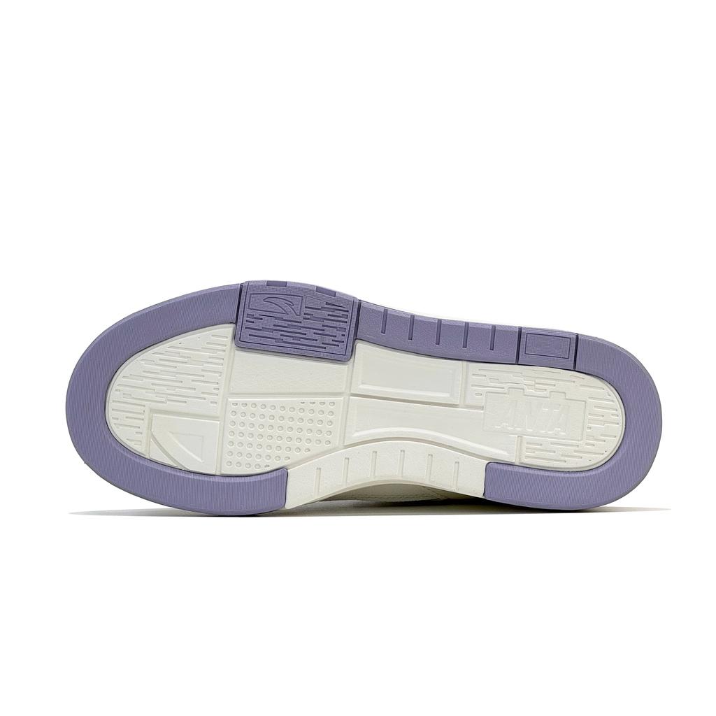 Sneakers ANTA Street Lite Skate Shoes Women's Low-top Ivory White/Cumulus Gray/Poplar Catkin Purple
