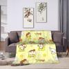 Crayons Shin Chans Anime Blanket Flannel Spring Autumn Multi-function Ultra-Soft Throw Blanket for Home Car Rug Piece