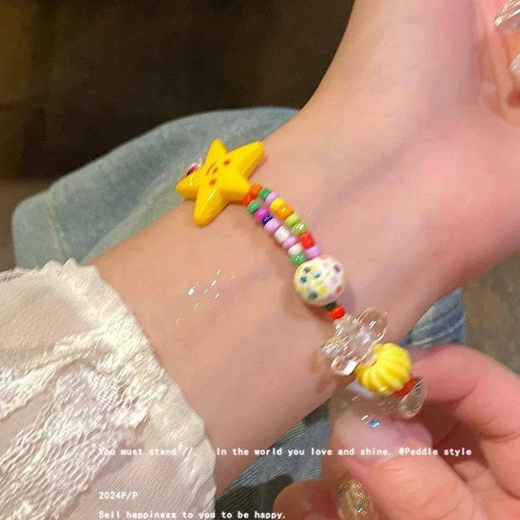 Korean Ins Tide Pearl Bracelet Design Temperament Bracelet Couple Bracelet Hand Jewelry