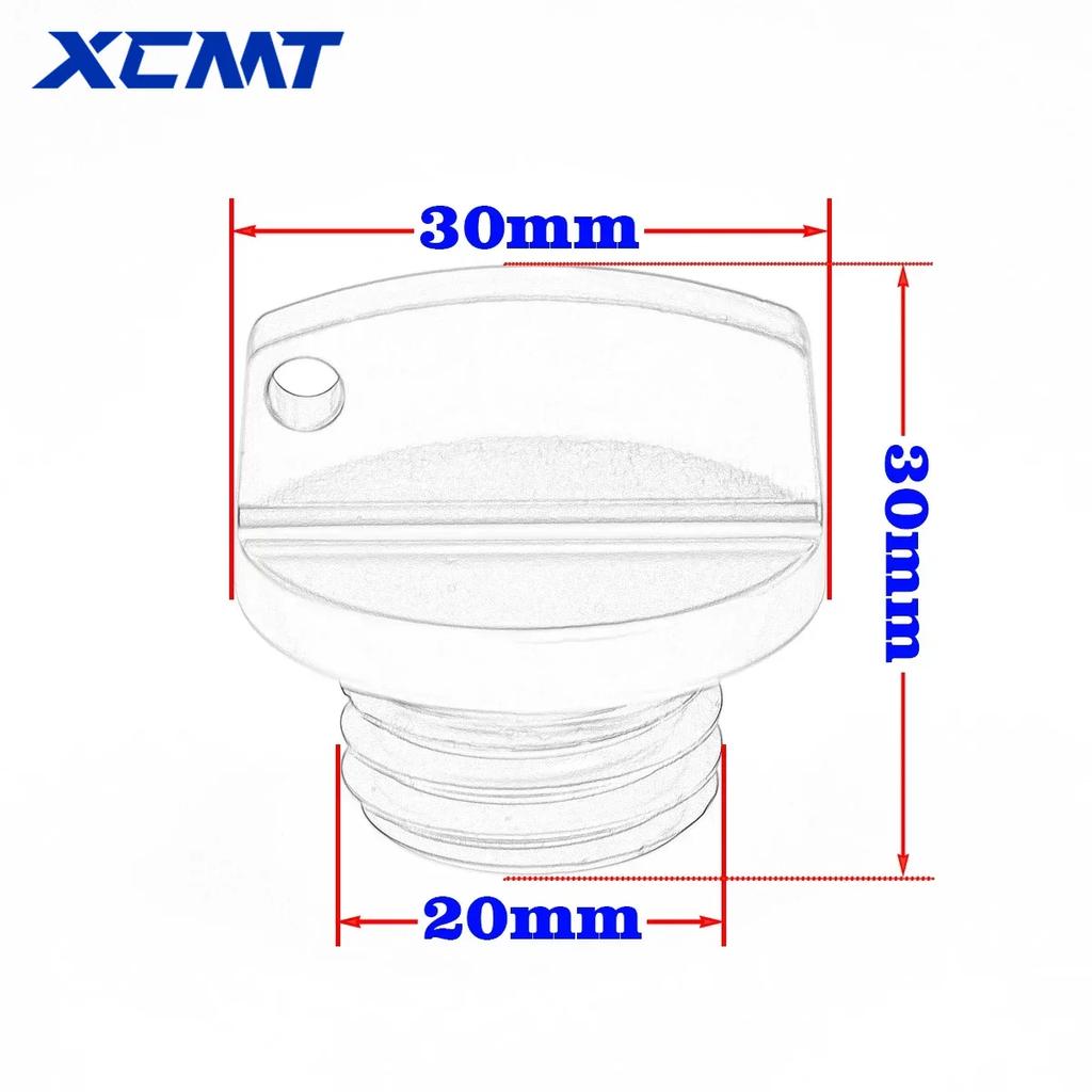 CNC Motorcycle Accessories M20*2.5 Oil Filler Cap Plug For Honda CB CBR CR CRF TRX VTR X-4 250L/M 300F 250F 500F 250RR 1000R