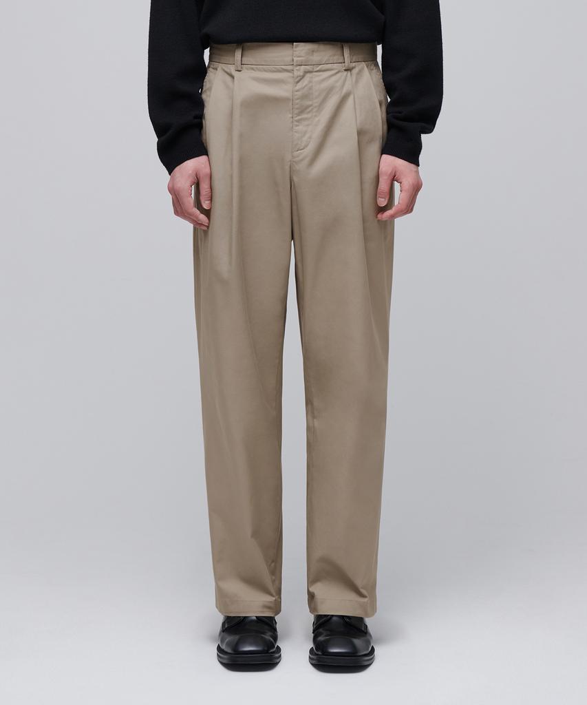 MUSINSA STANDARD Semi-Balloon Belted Chino Pants [Beige]