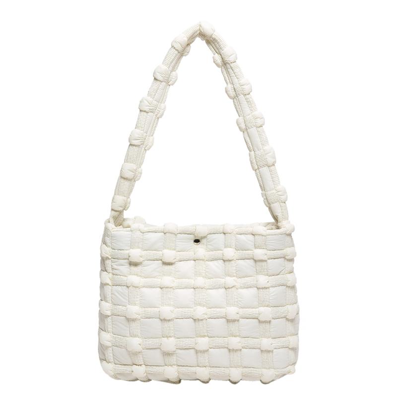 

Универсальная женская сумка через плечо повседневная сумка однотонная нить элегантная новая