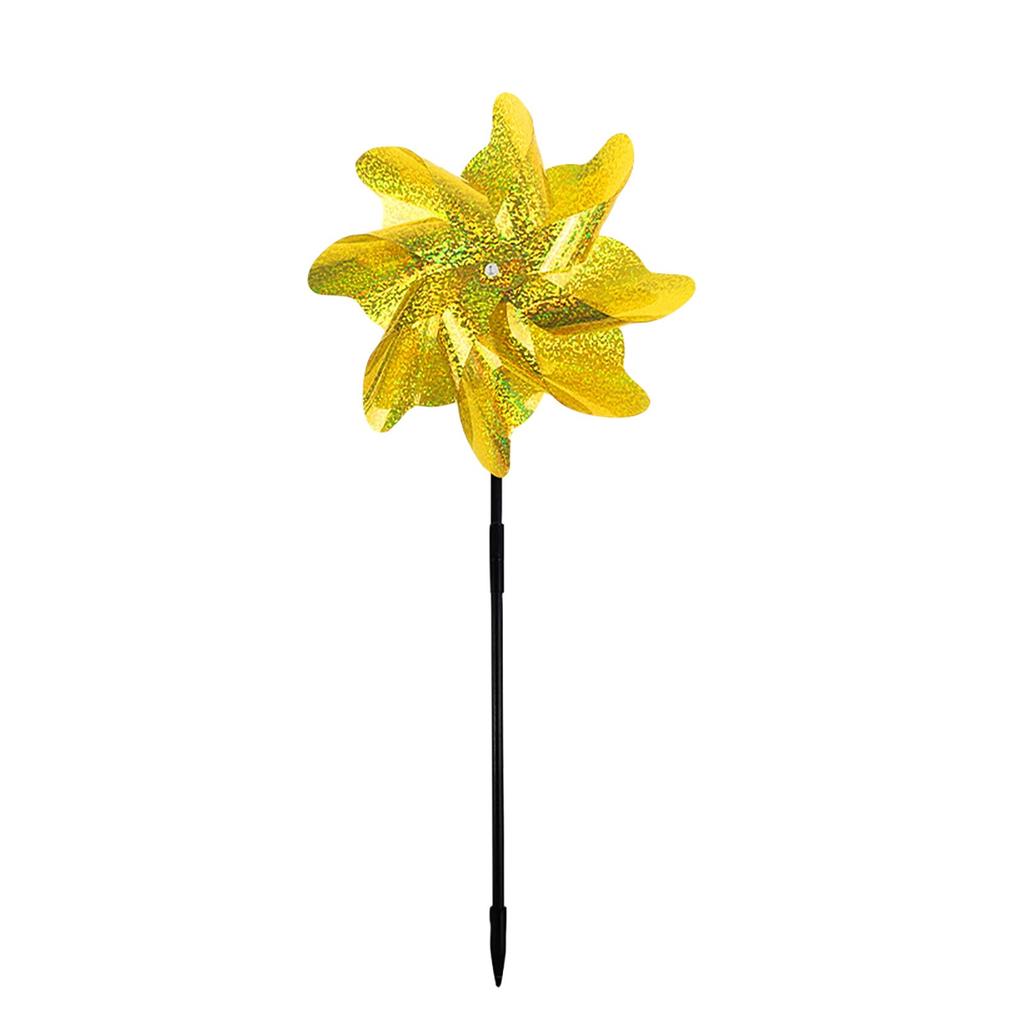 2pcs Bird Windmill With Fast Wind Speed, Light-emitting Orchard And Vegetable Garden Bird Scarer