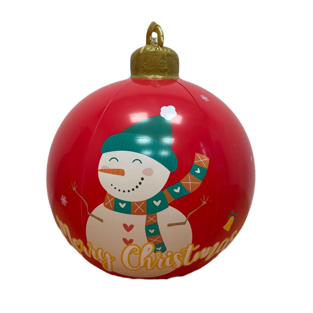 2026 Hot Sale Outdoor Christmas Inflatable Ball PVC Giant Large Balls Xmas Tree Decorations Holiday Party Yard Garden Ornament