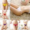 Talos Kadınlar Seksi Demir Halka Bağlantı Içi Boş Tasarım Ilmek G-String T-Geri Külot Thongs See Through