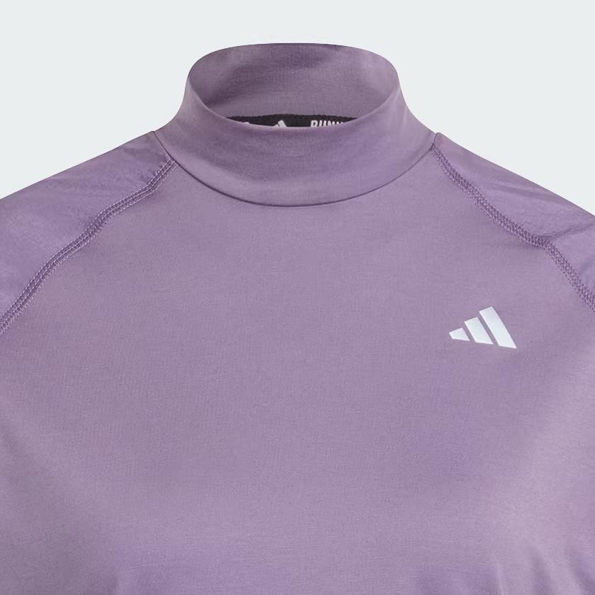 adidas Ultimate Sweatshirt With Solid Color Logo Long Sleeve T-Shirt Women Tops Purple IM1881