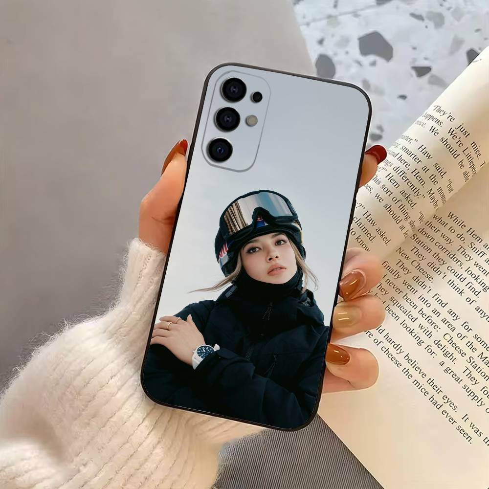COOL Girl E-Eileen G-Gu-EG Phone Case For Samsung S25,S24,S21,S22,S23,S30,Ultra,S20,Plus,Fe,Lite,Note,10,Black Cover Samsung S235G