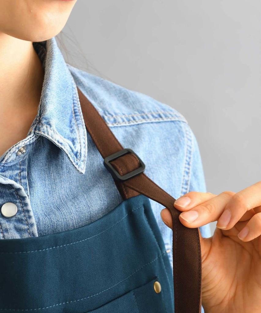 BRUNO Switchron Cafe Apron, Blue, No Size, BHK287-DPBL