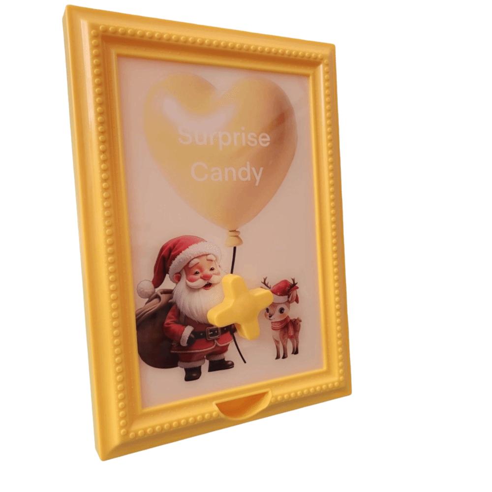 Christmas Decorations Creative Design Candy Box Dispenser Desktop Ornaments Plastic Candy Storage Handy Candy Frame
