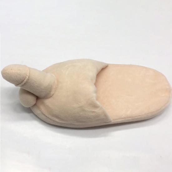 Yousheng 1 Pair Winter Slippers Non Slip Funny Modeling Men Women Fashion Creativity Plush Flat Slippers for Daily Life