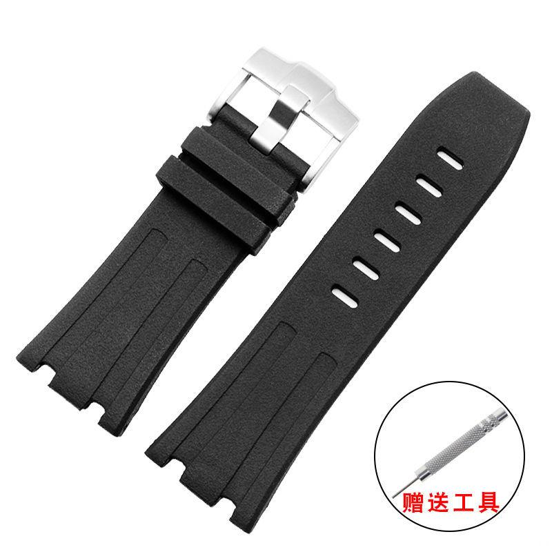 

Watchband for AP Audemars and Piguet Rubber Silicone Watch Strap Royal Oak Offshore 26400 Waterproof Sweat-Proof Strap 28mm 28mm