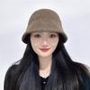 Diana Wool Bucket Hat (Brown)