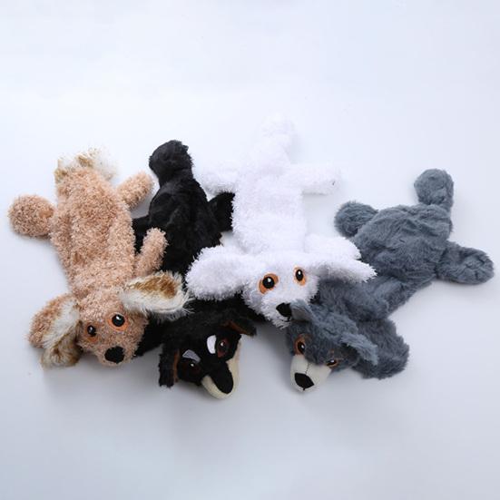 Dog Chew Toy Adorable Appearance Bite-resistant Cartoon Shape Washable Tear-proof Relieve Boredom Extra Soft Pet Dog Cat Interactive Sound