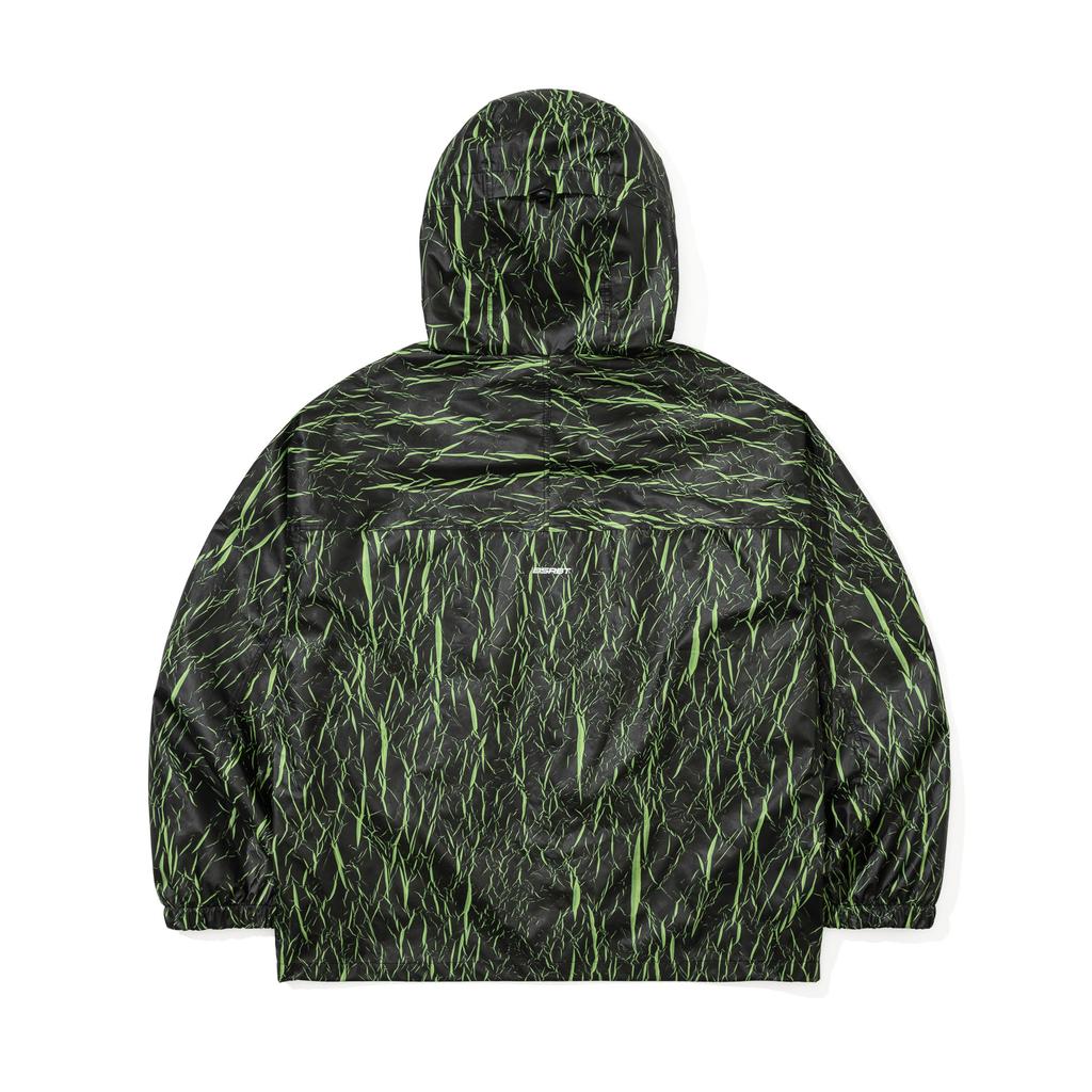 Bsrabbit Drink Sexy Black Shadow Hooded Jacket Black Green