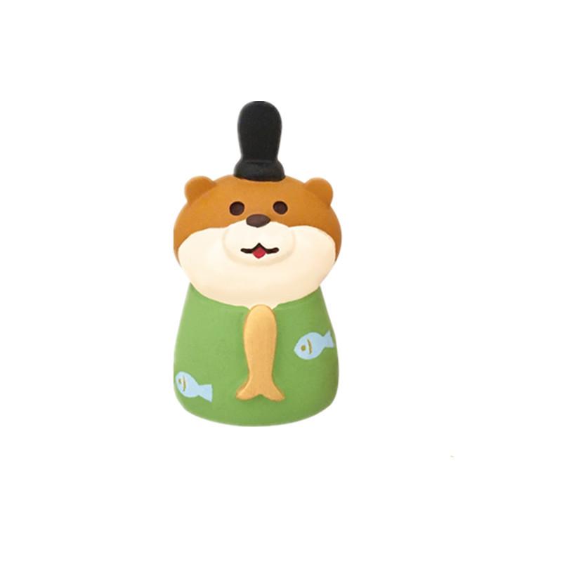 Japanese Zakka Ocean White Bear & Penguin Couple Miniature Ornaments Resin Crafts
