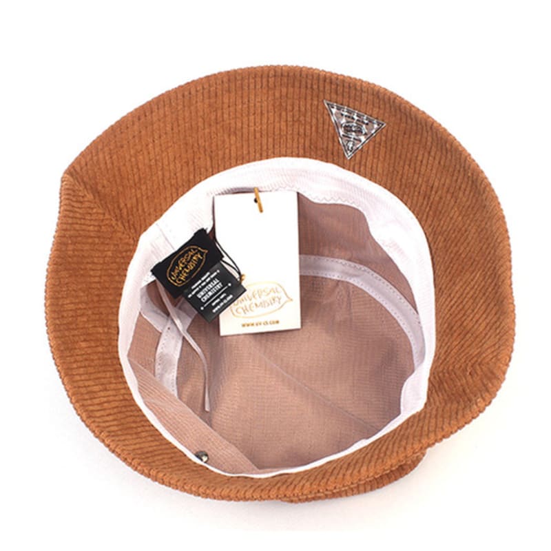 Universal Chemistry Corduroy Bubble Beige Bucket Hat