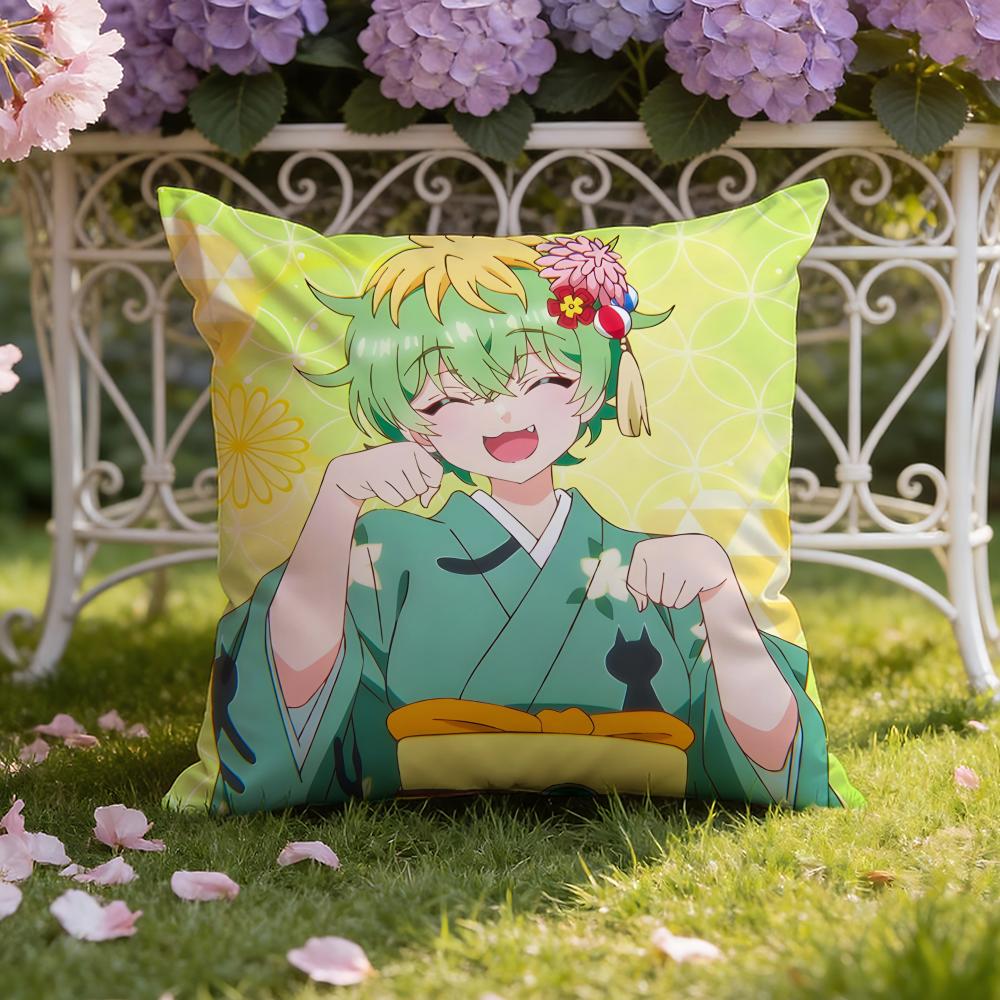 M-Mikadono Sanshimai wa Angai, Choroi Cushion Cover Home & Car Dual-Scene Pillow Cover: Reversible for Premium Comfort
