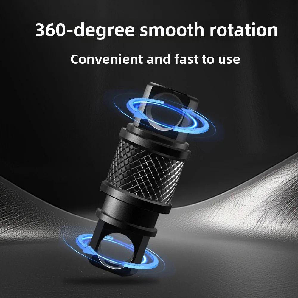 360 Degree Rotation Quick Release Keychain Fast Release Mechanism Aluminum Alloy Quick Pull Keyring Multifunctional Design