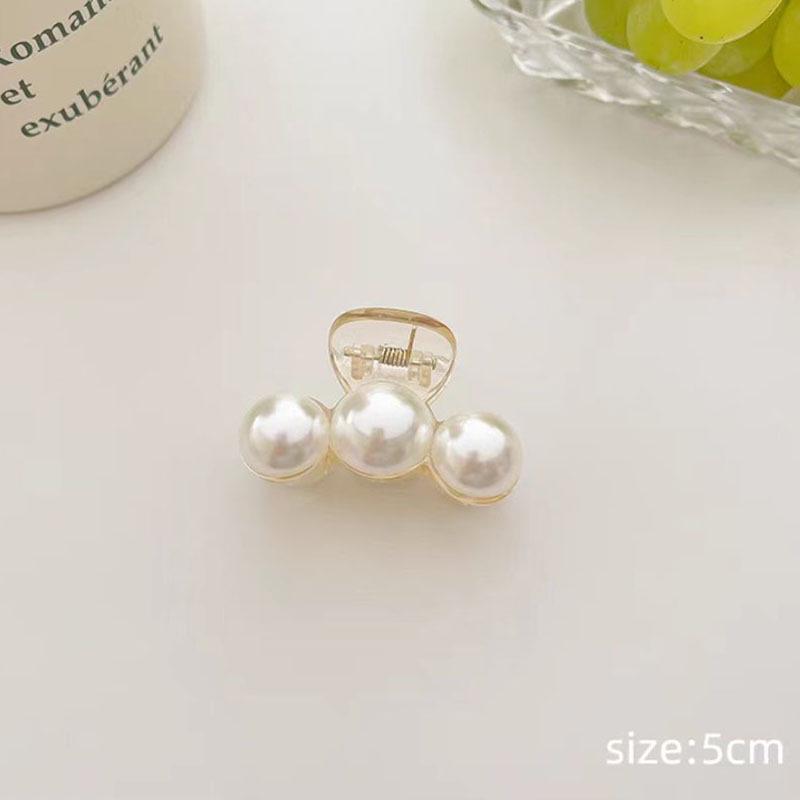 

Мини-заколка для волос в корейском стиле с жемчугом для женщин