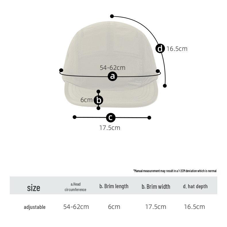Unisex Quick-Dry Mesh Baseball Cap – Versatile Five-Panel Duckbill Hat for Outdoor Sports, Hiking, and Running.
