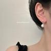 Retro Brushed Metal Ball Stud Earrings - Elegant, High-End, Versatile Fashion for Women