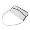 Underarm Bag Simple Stylish Shoulder Bag Ample Storage Space Fringe Handbag for Daily Outings