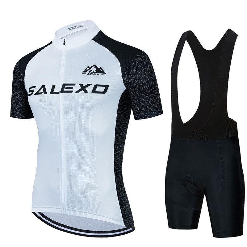 2026 Summer Sweat-absorbing Cycling Suit Men's Suit Bicycle Short-sleeved Breathable Quick-drying Mountain Bike Equipment