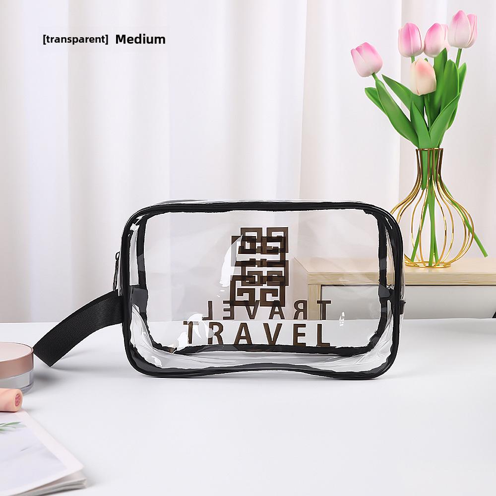 

Водонепроницаемая прозрачная косметичка из ПВХ для путешествий - большой вместимости, портативный органайзер для туалетных принадлежностей