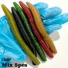 Appât Ver Long Grand Ver Appât Faux Appât Appât Plastique Souple Pour Montages Wacky Pêche en Eau Douce